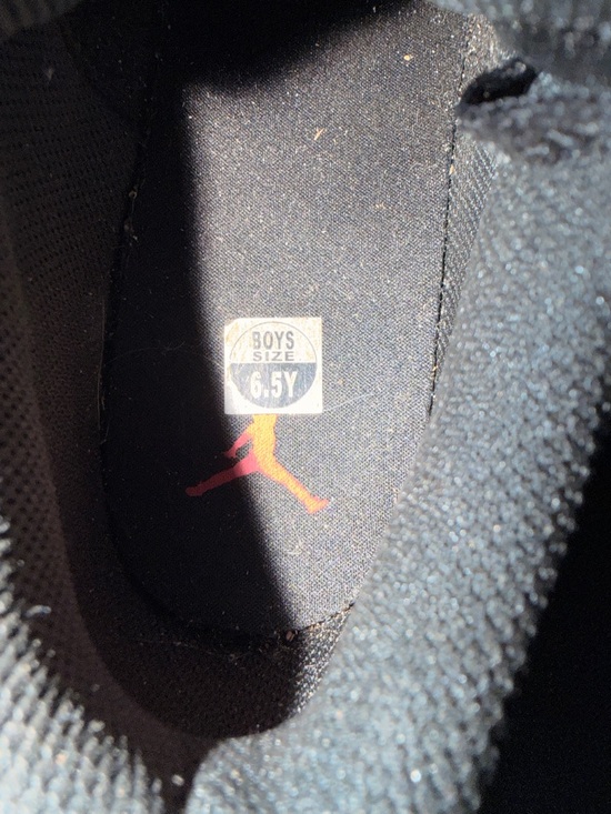 Nike Air Jordan 1 Low Black & Red Sneakers - Picture 3 of 5